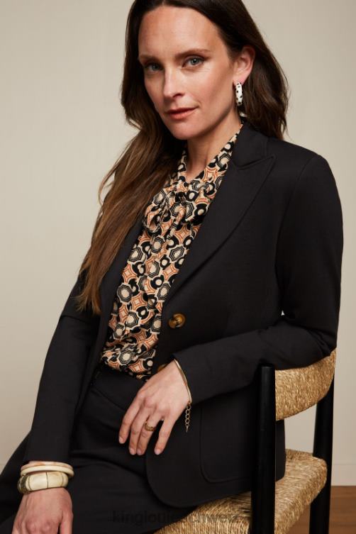 Frauen Bibi Blazer Uni Rodeo King Louie Schwarz Bekleidung LP84R181