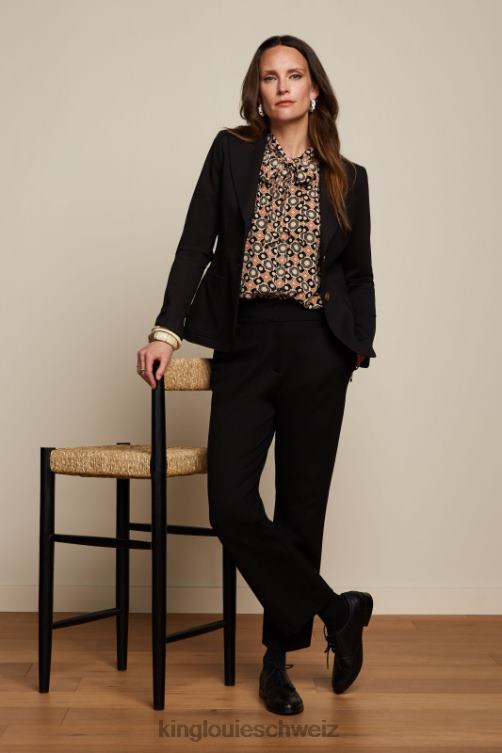 Frauen Bibi Blazer Uni Rodeo King Louie Schwarz Bekleidung LP84R181