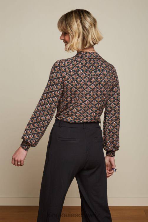 Frauen Maisie Bluse Jubiläum King Louie Libellengrün Bekleidung LP84R128