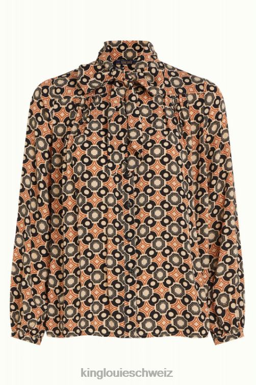 Frauen Orlane Bluse Ozzy King Louie Marzipan Bekleidung LP84R116