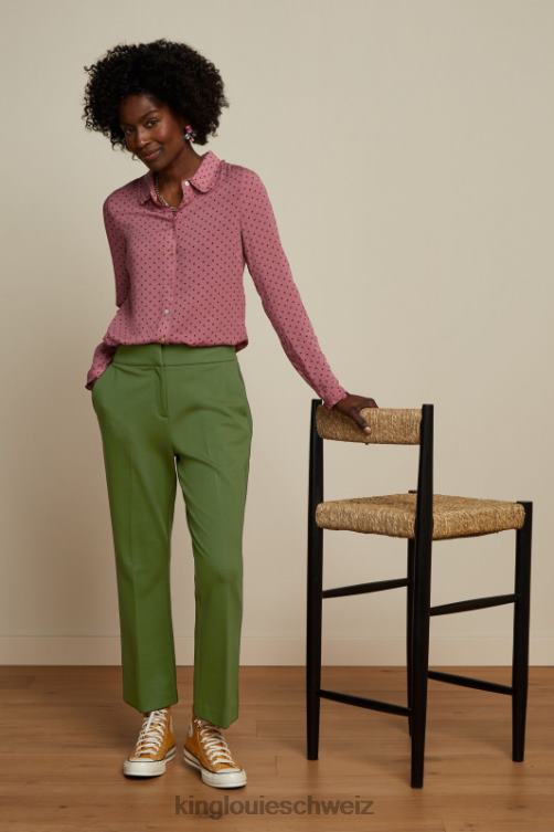 Frauen Sophia-Bluse la belle King Louie Mesa-Rosa Bekleidung LP84R120