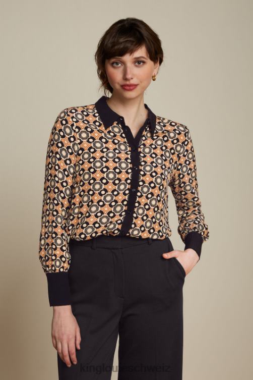 Frauen Winona Bluse Ozzy King Louie Marzipan Bekleidung LP84R117