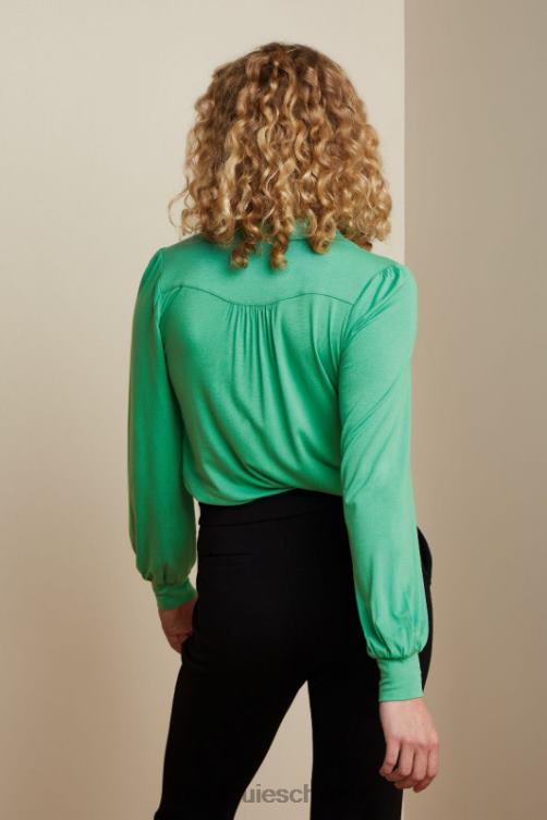 Frauen carina bluse ecovero licht King Louie Opalgrün Bekleidung LP84R132