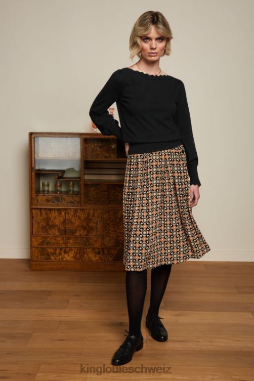 Frauen Arianna Faltenrock Ozzy King Louie Marzipan Bekleidung LP84R151