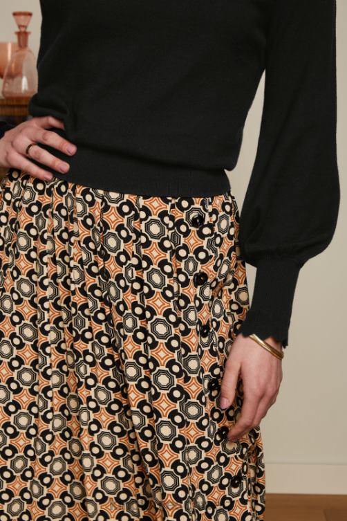 Frauen Arianna Faltenrock Ozzy King Louie Marzipan Bekleidung LP84R151