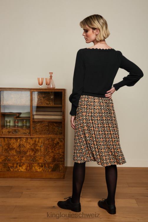 Frauen Arianna Faltenrock Ozzy King Louie Marzipan Bekleidung LP84R151