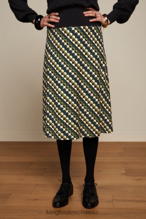 Frauen Juno-Rock Quincy King Louie Kieferngrün Bekleidung LP84R147