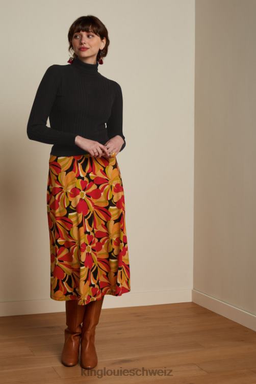 Frauen Juno-Rock liebe King Louie Schwarz Bekleidung LP84R149