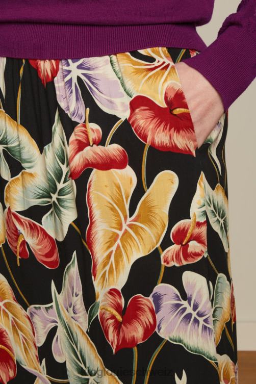 Frauen Layla Rock Marmora King Louie Schwarz Bekleidung LP84R157