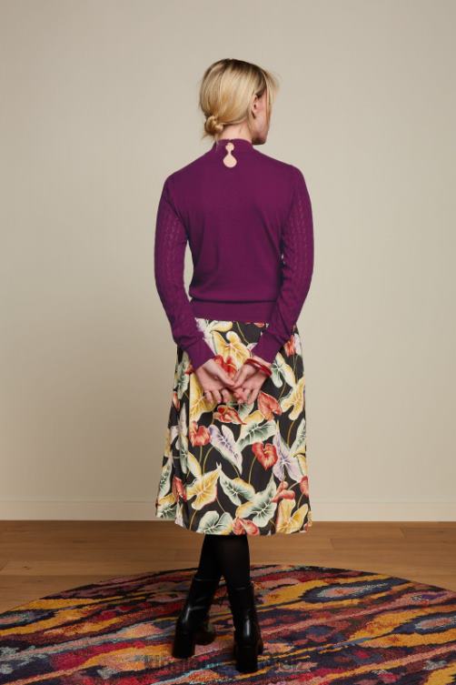 Frauen Layla Rock Marmora King Louie Schwarz Bekleidung LP84R157