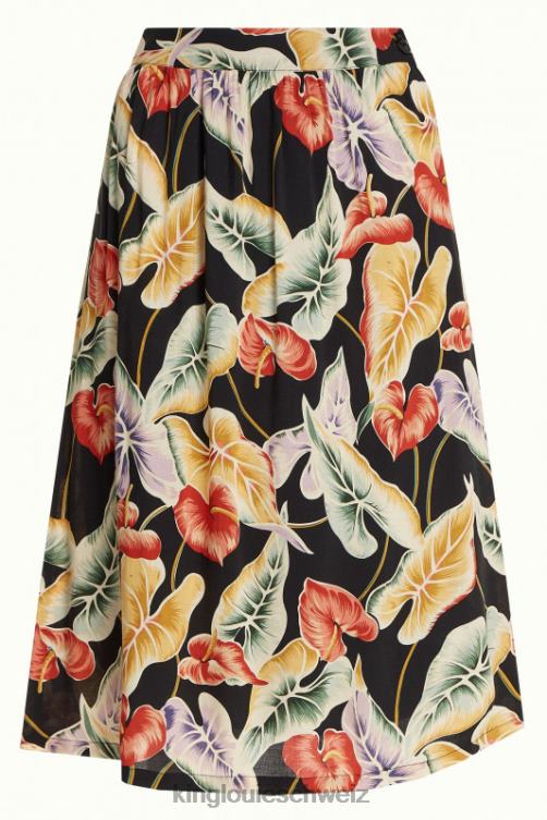 Frauen Layla Rock Marmora King Louie Schwarz Bekleidung LP84R157