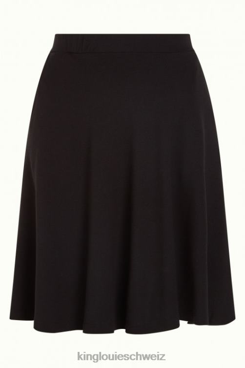 Frauen Serena Rock Milano Crêpe King Louie Schwarz Bekleidung LP84R142