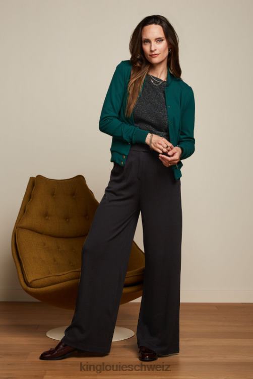 Frauen Cleo Jacke Milano Uni King Louie Kieferngrün Bekleidung LP84R178