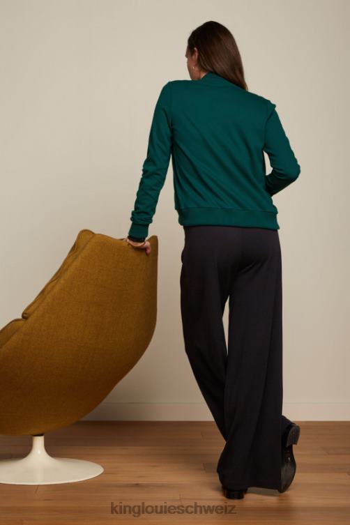 Frauen Cleo Jacke Milano Uni King Louie Kieferngrün Bekleidung LP84R178