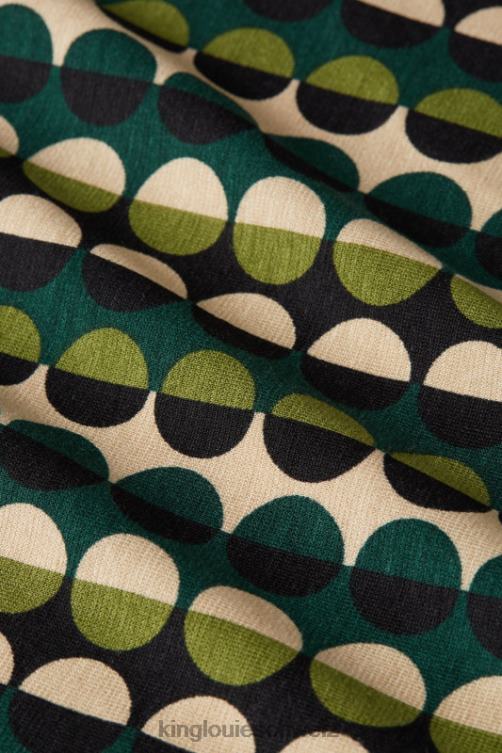 Frauen Betsy Rollkragenkleid Quincy King Louie Kieferngrün Bekleidung LP84R8