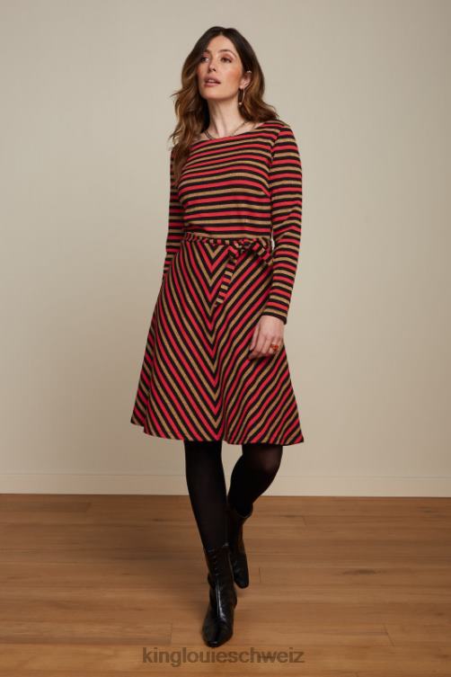 Frauen Betty Dress Spritz King Louie würzige Orange Bekleidung LP84R24