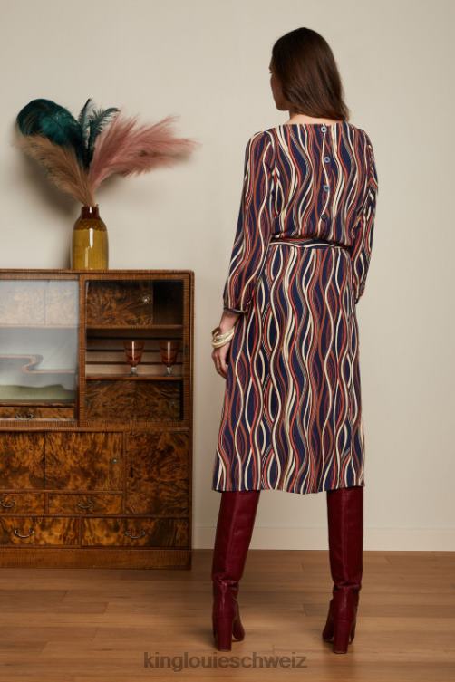 Frauen Betty Kleid Merrill King Louie Blau Bekleidung LP84R16