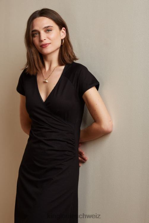 Frauen Crossdress Ecovero Classic King Louie Schwarz Bekleidung LP84R32