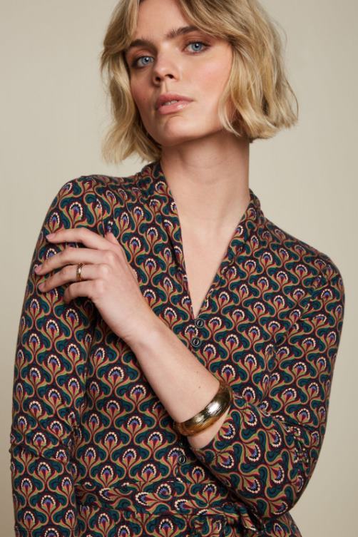 Frauen Emmy-Jubiläumskleid King Louie Libellengrün Bekleidung LP84R28