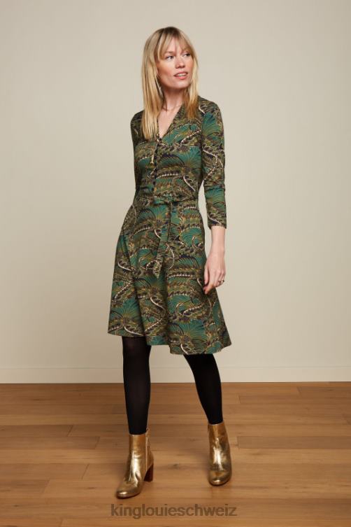 Frauen Emmy-Kleid Venus King Louie Blau Bekleidung LP84R6