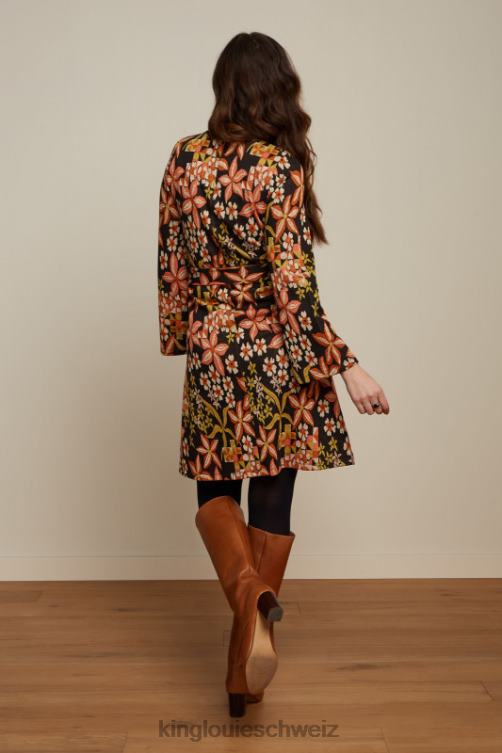 Frauen Heloise Tunikakleid Morgane King Louie Schwarz Bekleidung LP84R25