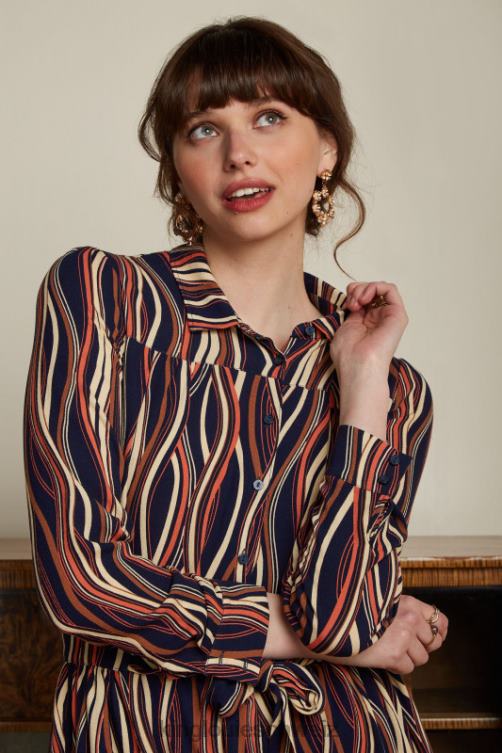 Frauen Lalia Kleid Merrill King Louie Blau Bekleidung LP84R17