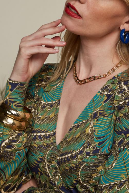 Frauen Loretta-Kleid Venus King Louie Blau Bekleidung LP84R7