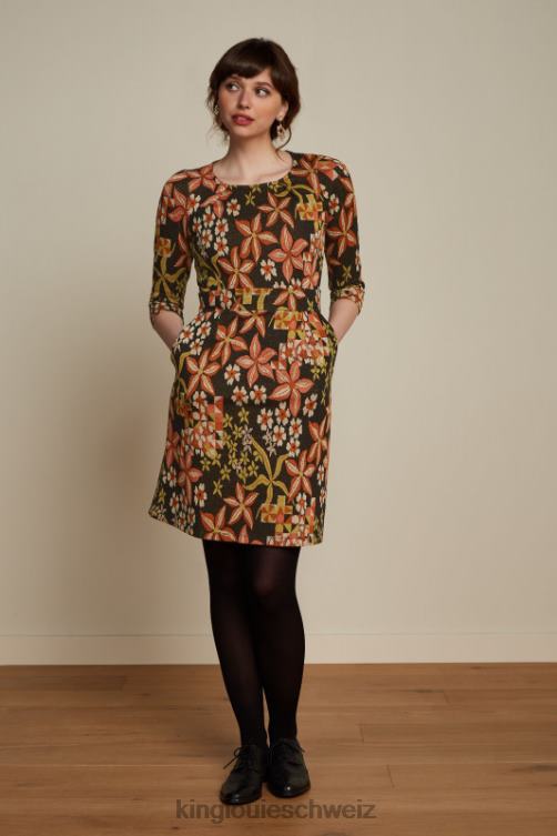 Frauen Mona Kleid Morgane King Louie Schwarz Bekleidung LP84R26