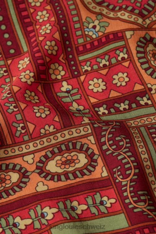 Frauen Nala-Kleid Balthazar King Louie Cabernet-Rot Bekleidung LP84R19