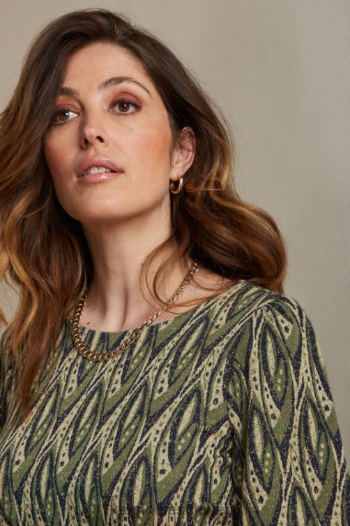 Frauen uma dress siegreich King Louie Blau Bekleidung LP84R14