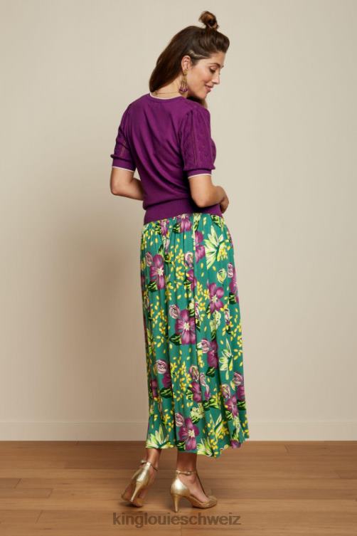 Frauen Agnes Puff-Top Herrero King Louie funkelndes Lila Bekleidung LP84R101