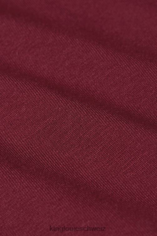 Frauen Amalia Top Ecovero Licht King Louie Cabernet-Rot Bekleidung LP84R37
