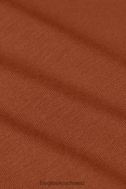 Frauen Amalia Top Ecovero Licht King Louie Cognac-Orange Bekleidung LP84R34