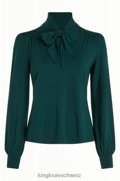 Frauen Amalia Top Ecovero Licht King Louie Kieferngrün Bekleidung LP84R36