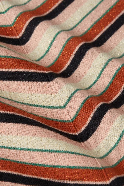 Frauen Efeu-Top, Lapisstreifen King Louie Schwarz Bekleidung LP84R61