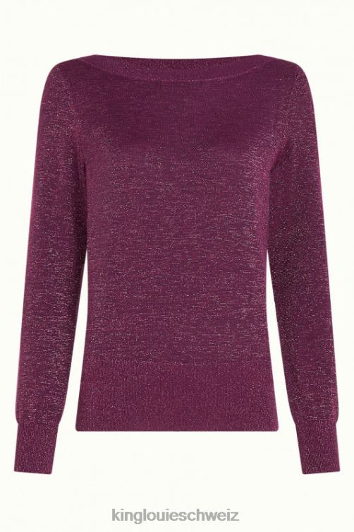 Frauen Efeuspitze Lapis King Louie Kaspia lila Bekleidung LP84R72