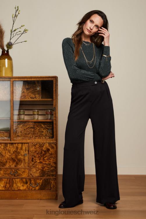 Frauen Efeuspitze Lapis King Louie Schwarz Bekleidung LP84R70