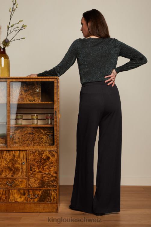 Frauen Efeuspitze Lapis King Louie Schwarz Bekleidung LP84R70