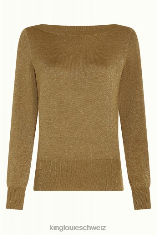 Frauen Efeuspitze Lapis King Louie goldbraun Bekleidung LP84R69