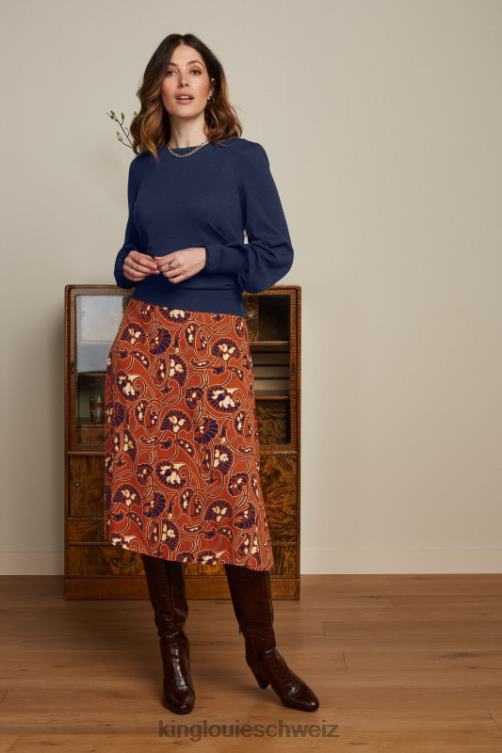 Frauen Maya-Top-Kokon King Louie Blau Bekleidung LP84R77