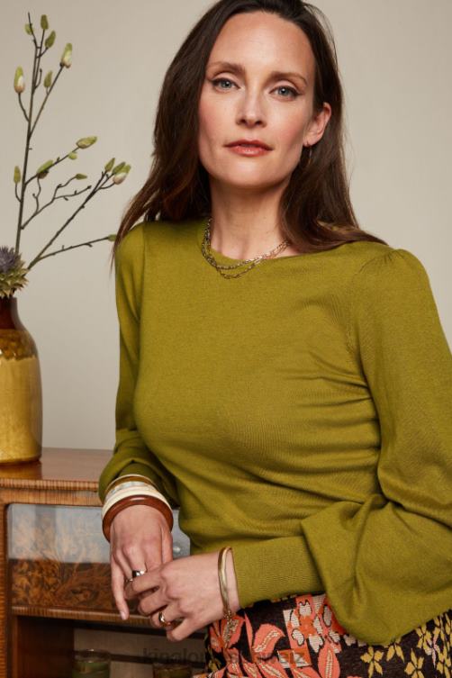 Frauen Maya-Top-Kokon King Louie Currygelb Bekleidung LP84R73