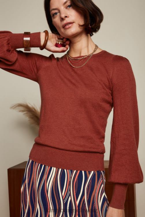 Frauen Maya-Top-Kokon King Louie Patinabraun Bekleidung LP84R76