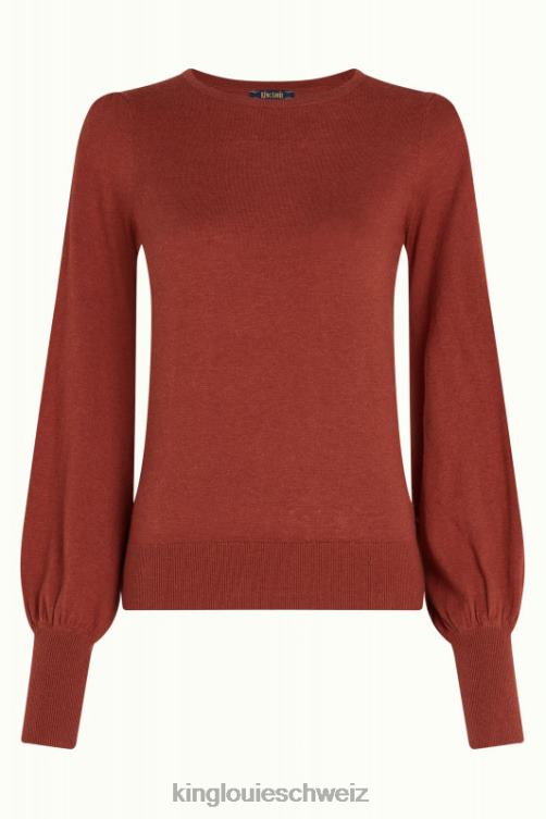 Frauen Maya-Top-Kokon King Louie Patinabraun Bekleidung LP84R76