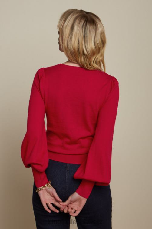 Frauen Maya-Top-Kokon King Louie Symbol rot Bekleidung LP84R78