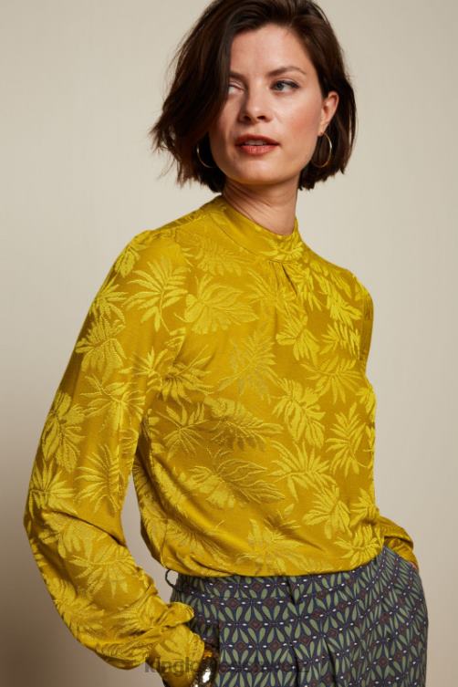 Frauen Phoebe Top-Popup King Louie Currygelb Bekleidung LP84R42