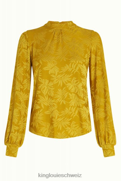 Frauen Phoebe Top-Popup King Louie Currygelb Bekleidung LP84R42