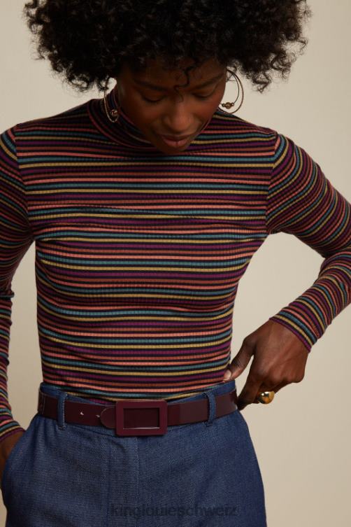 Frauen Patentgürtel King Louie Cabernet-Rot Zubehörteil LP84R200