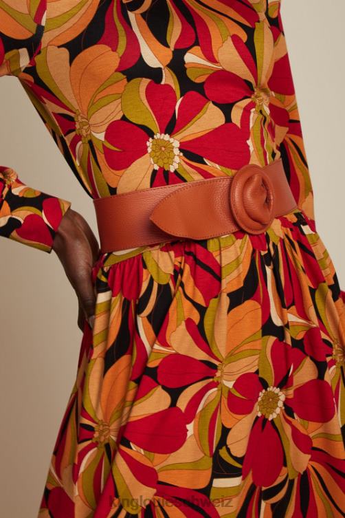 Frauen breiter Gürtel King Louie Karamell Zubehörteil LP84R198